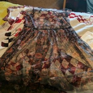 See through dress cover